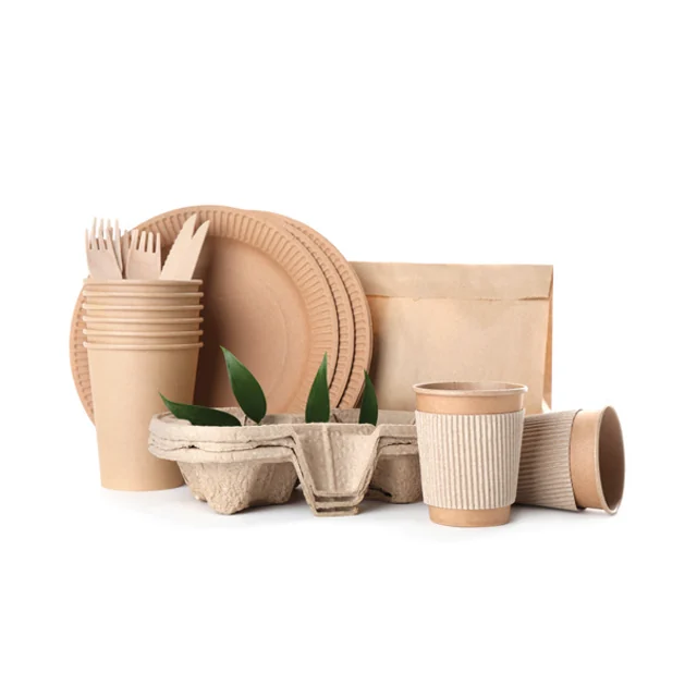Bagasse Tableware Set — Packaging